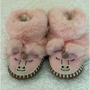Hanna Anderson unicorn slippers